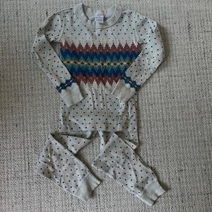 Hanna Andersson patterned jammies, size 5 (110 cm).